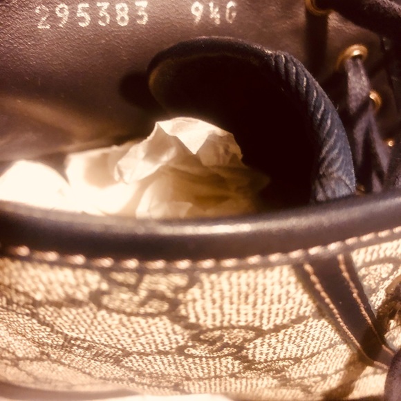 *SOLD*GUCCI California Monogram  High Top Sneakers - Picture 5 of 8